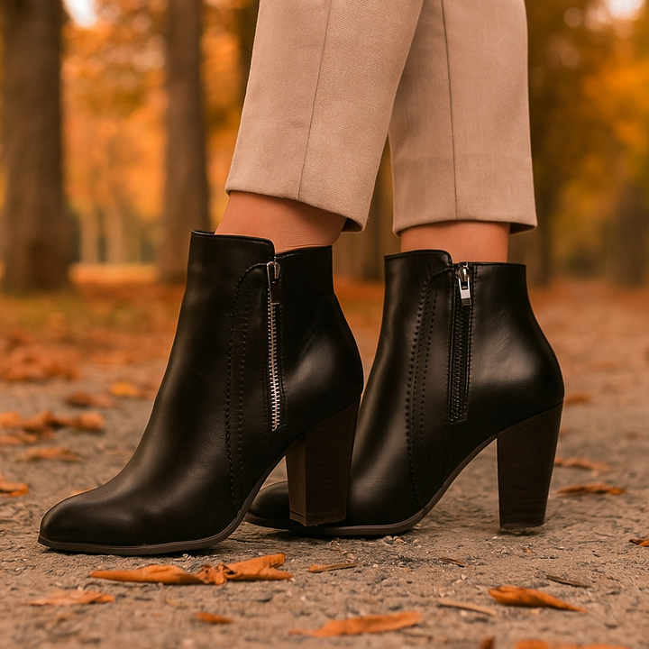 Lola | Side-Zip Ankle Boots