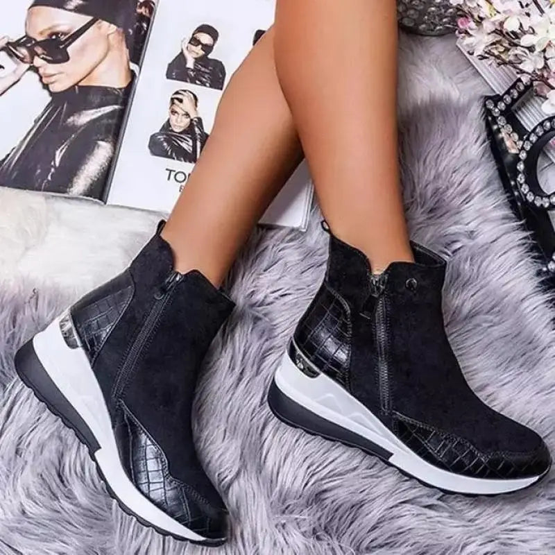 Quinn | Mid-Top Sneakers