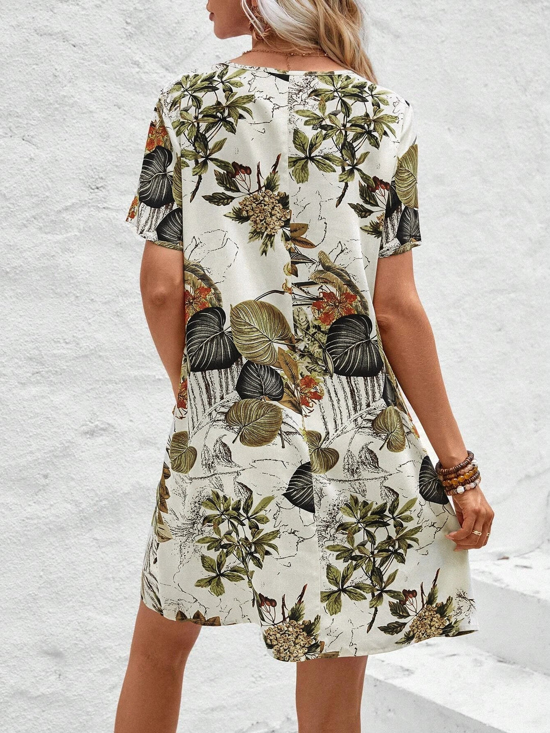 Coralie™ | Floral V-Neck Vacation Dress