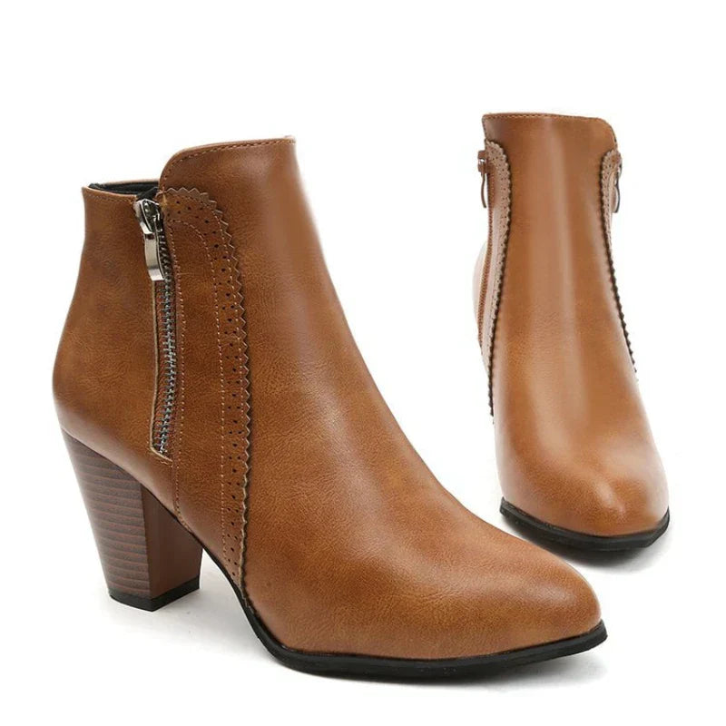 Lola | Side-Zip Ankle Boots