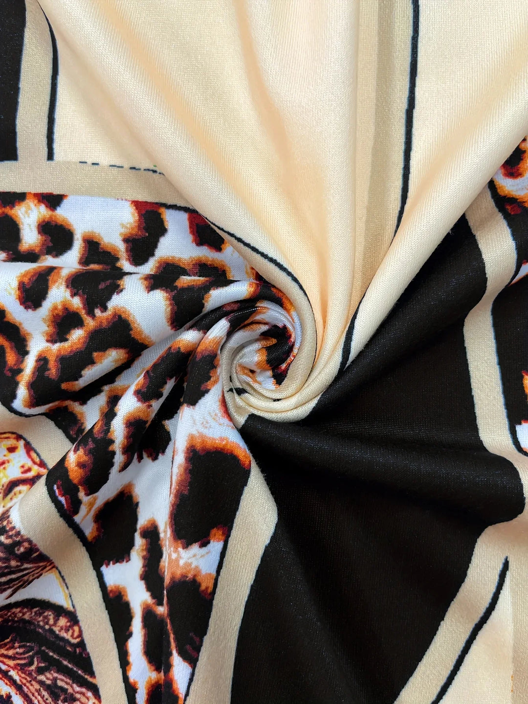 Leila™ | Leopard Paisley A-Line Dress